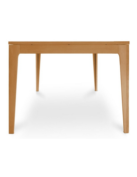 spisebord med udtræk eg olieret moderne design tillægsplader butterfly træ egetræ massiv