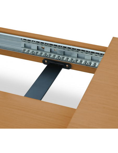 spisebord med udtræk eg olieret moderne design tillægsplader butterfly træ egetræ massiv