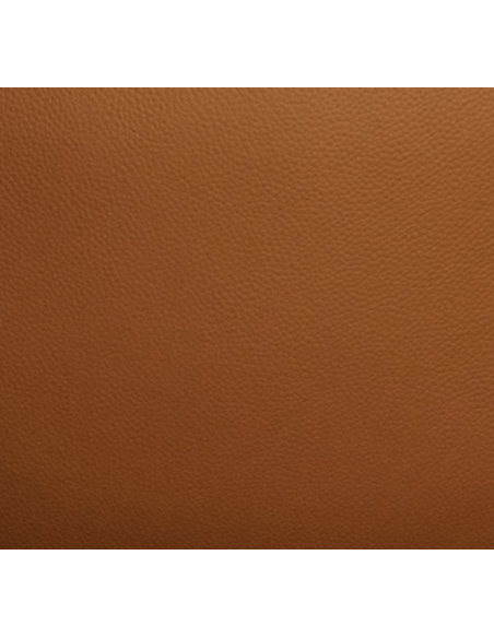 spisebordsstol med armlæn drejefod drejefunktion ægte læder design brun cognac