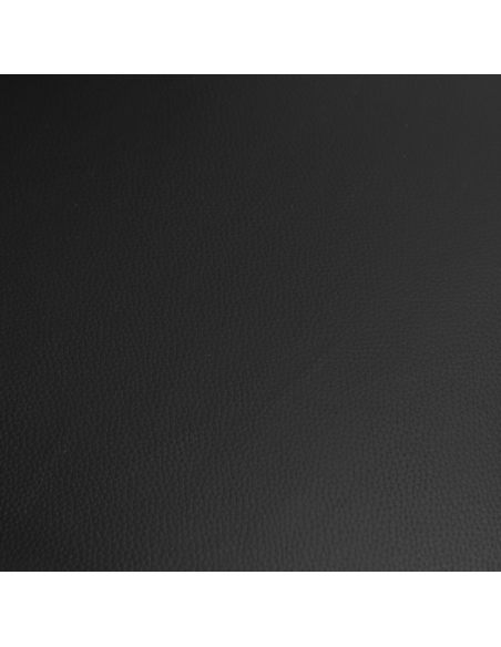 spisebordsstol med armlæn drejefod drejefunktion ægte læder design sort