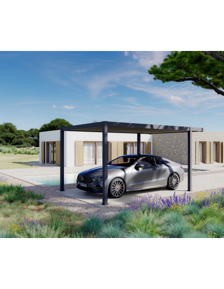 carport 1 bil garage moderne havepavillion pavillon pavillion