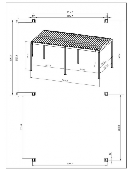 havepavillon havepavillion pavillon pavillion pergola med skydetag lameltag