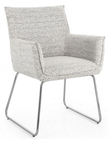 spisebordsstol med armlæn moderne design stof