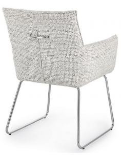 spisebordsstol med armlæn moderne design stof 2