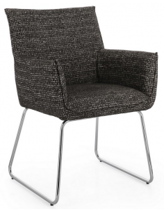 spisebordsstol med armlæn moderne design stof