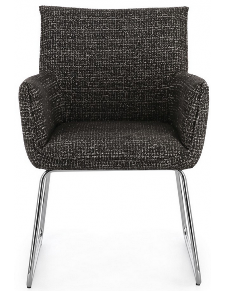 spisebordsstol med armlæn moderne design stof