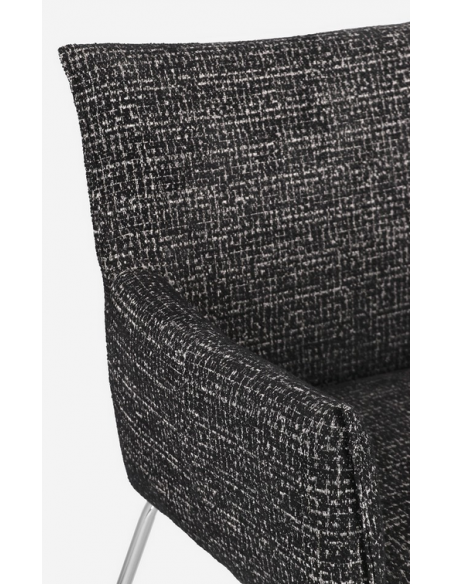 spisebordsstol med armlæn moderne design stof