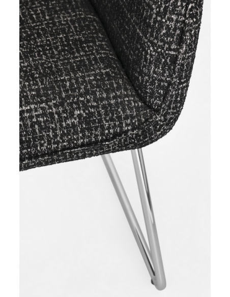 spisebordsstol med armlæn moderne design stof