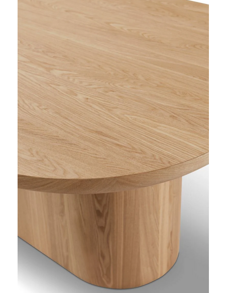 ovalt spisebord egetræ eg ovale spiseborde moderne design