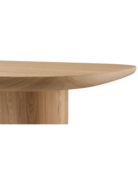 ovalt spisebord egetræ eg ovale spiseborde moderne design