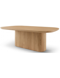 ovalt spisebord egetræ eg ovale spiseborde moderne design