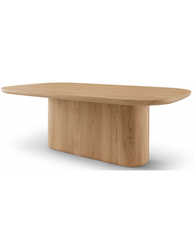 ovalt spisebord egetræ eg ovale spiseborde moderne design