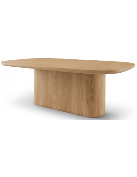 ovalt spisebord egetræ eg ovale spiseborde moderne design