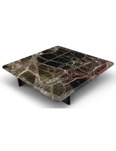 sofabord sort marmor stort firkantet firekantet kvadratisk design 2