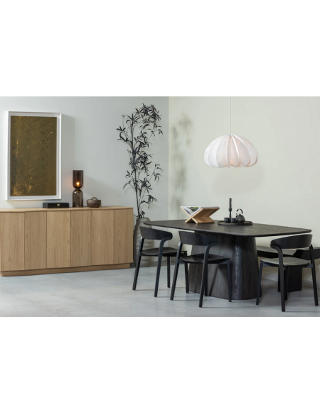 Spisebord 200 brun træ moderne