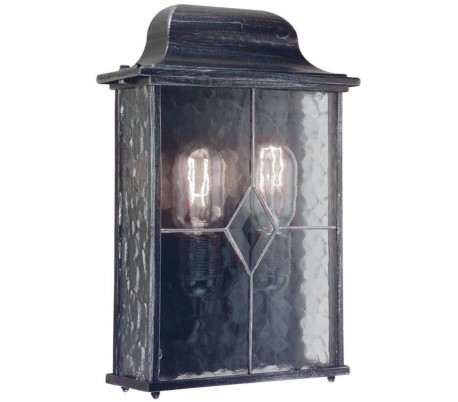 Wexford Væglampe H53,5 cm 1 x E27 - Patineret sortsølv