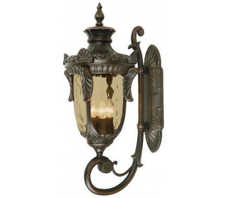 Se Philadelphia Væglampe H64 cm 3 x E14 - Antik bronze hos Lepong.dk