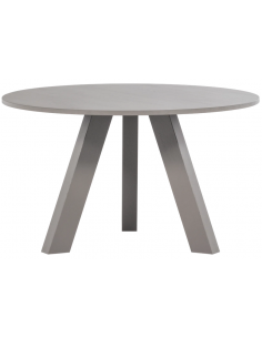 Spisebord rundt eg egetræ træ massivt rustikt design