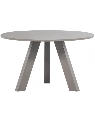 Spisebord rundt eg egetræ træ massivt rustikt design