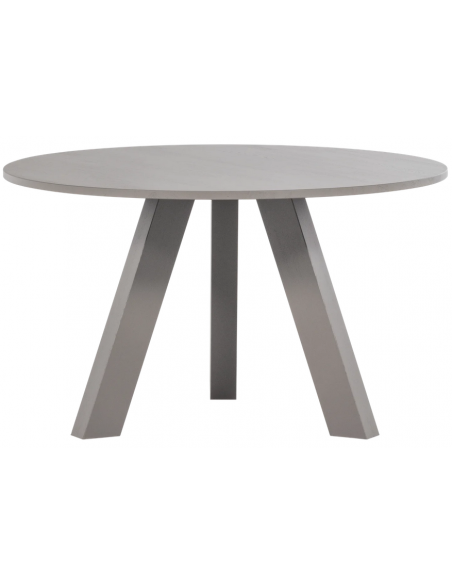 Spisebord rundt eg egetræ træ massivt rustikt design