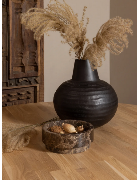 Spisebord rundt eg egetræ træ massivt rustikt design