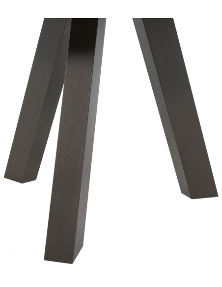 Spisebord rundt eg egetræ træ massivt rustikt design