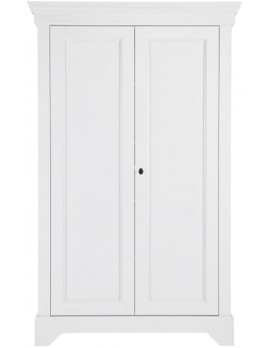 klædeskab skab garderobe garderobeskab entreskab træ rustikt design hvidt