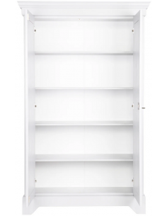 klædeskab skab garderobe garderobeskab entreskab træ rustikt design hvidt 2