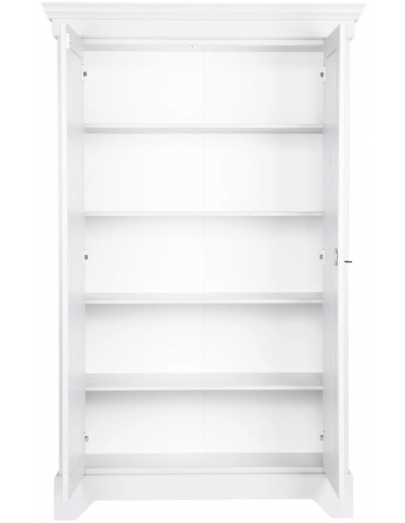 klædeskab skab garderobe garderobeskab entreskab træ rustikt design hvidt