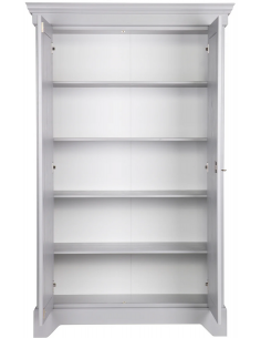 klædeskab skab garderobe garderobeskab entreskab træ rustikt design grå 2