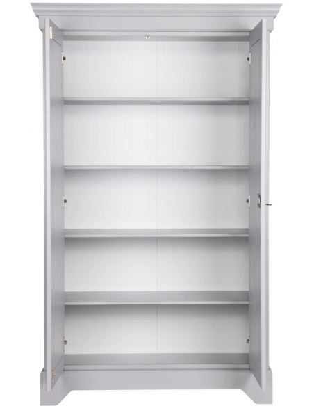 klædeskab skab garderobe garderobeskab entreskab træ rustikt design grå