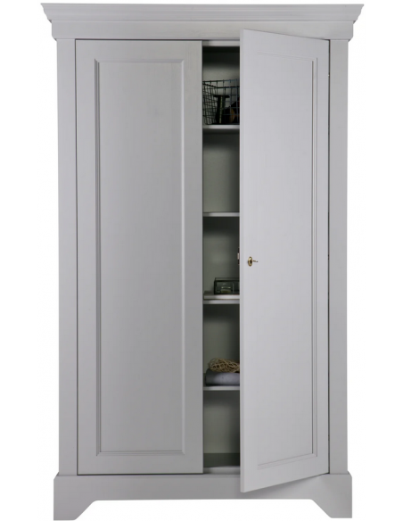 klædeskab skab garderobe garderobeskab entreskab træ rustikt design grå