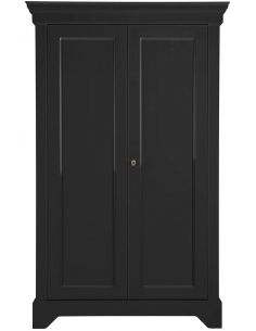 klædeskab skab garderobe garderobeskab entreskab træ rustikt design sort