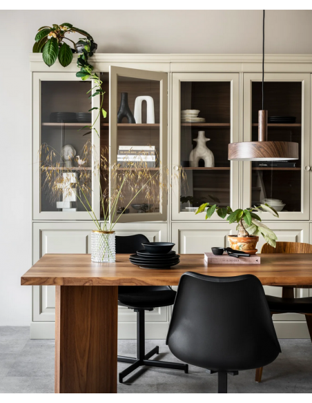 vitrine vitrineskab skab køkkenskab køkken opbevaring træ rustikt design