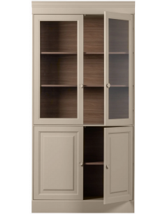 vitrine vitrineskab skab køkkenskab køkken opbevaring træ rustikt design 2