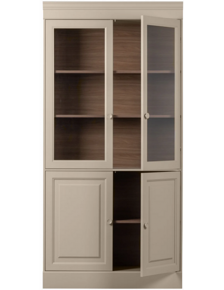 vitrine vitrineskab skab køkkenskab køkken opbevaring træ rustikt design