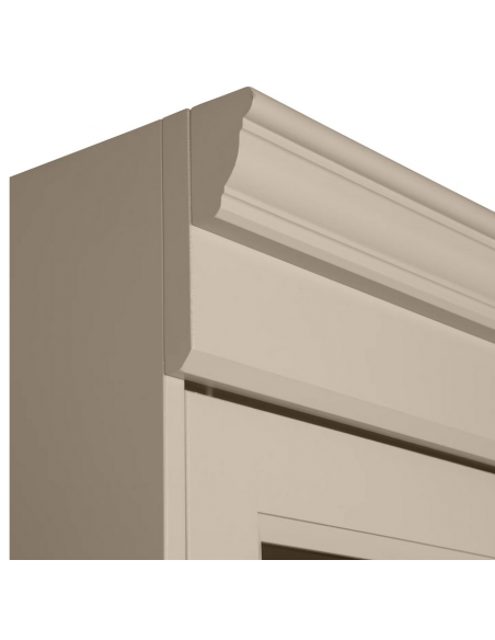 vitrine vitrineskab skab køkkenskab køkken opbevaring træ rustikt design