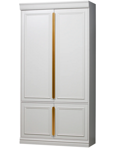 klædeskab skab garderobe garderobeskab entreskab træ rustikt design grå