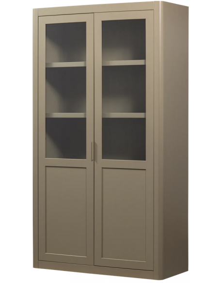 vitrine vitrineskab skab køkkenskab køkken opbevaring træ rustikt design