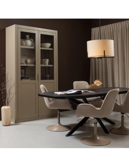 vitrine vitrineskab skab køkkenskab køkken opbevaring træ rustikt design