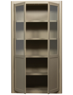 vitrine vitrineskab skab køkkenskab køkken opbevaring træ rustikt design 2