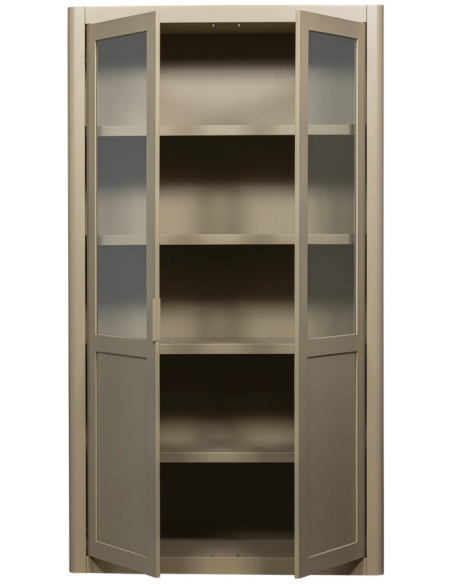 vitrine vitrineskab skab køkkenskab køkken opbevaring træ rustikt design