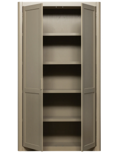 vitrine vitrineskab skab køkkenskab køkken opbevaring træ rustikt design 2