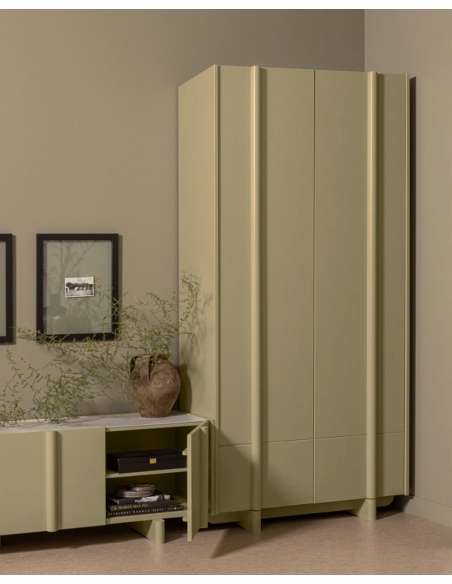 vitrine vitrineskab skab køkkenskab køkken opbevaring træ rustikt design