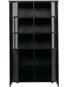 vitrine vitrineskab skab køkkenskab køkken opbevaring træ industrielt fabriks design 2