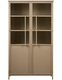 vitrine vitrineskab skab køkkenskab køkken opbevaring træ industrielt fabriks design