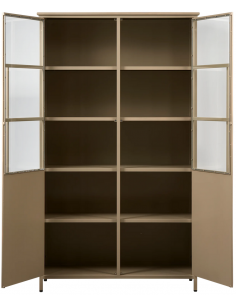 vitrine vitrineskab skab køkkenskab køkken opbevaring træ industrielt fabriks design 2