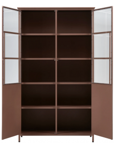 vitrine vitrineskab skab køkkenskab køkken opbevaring træ industrielt fabriks design 2