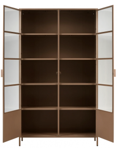 vitrine vitrineskab skab køkkenskab køkken opbevaring træ industrielt fabriks design 2