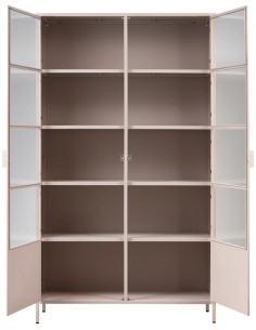 vitrine vitrineskab skab køkkenskab køkken opbevaring træ industrielt fabriks design 2